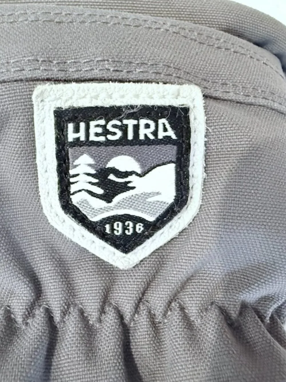 Hestra | Army Leather Heli Ski Jr. Mitt | Gray | Size 4